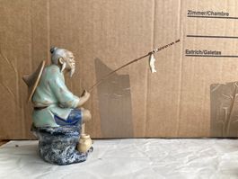 🌟 Asiatika: China Shiwan Keramik Ton Fischer Vintage 🌟
