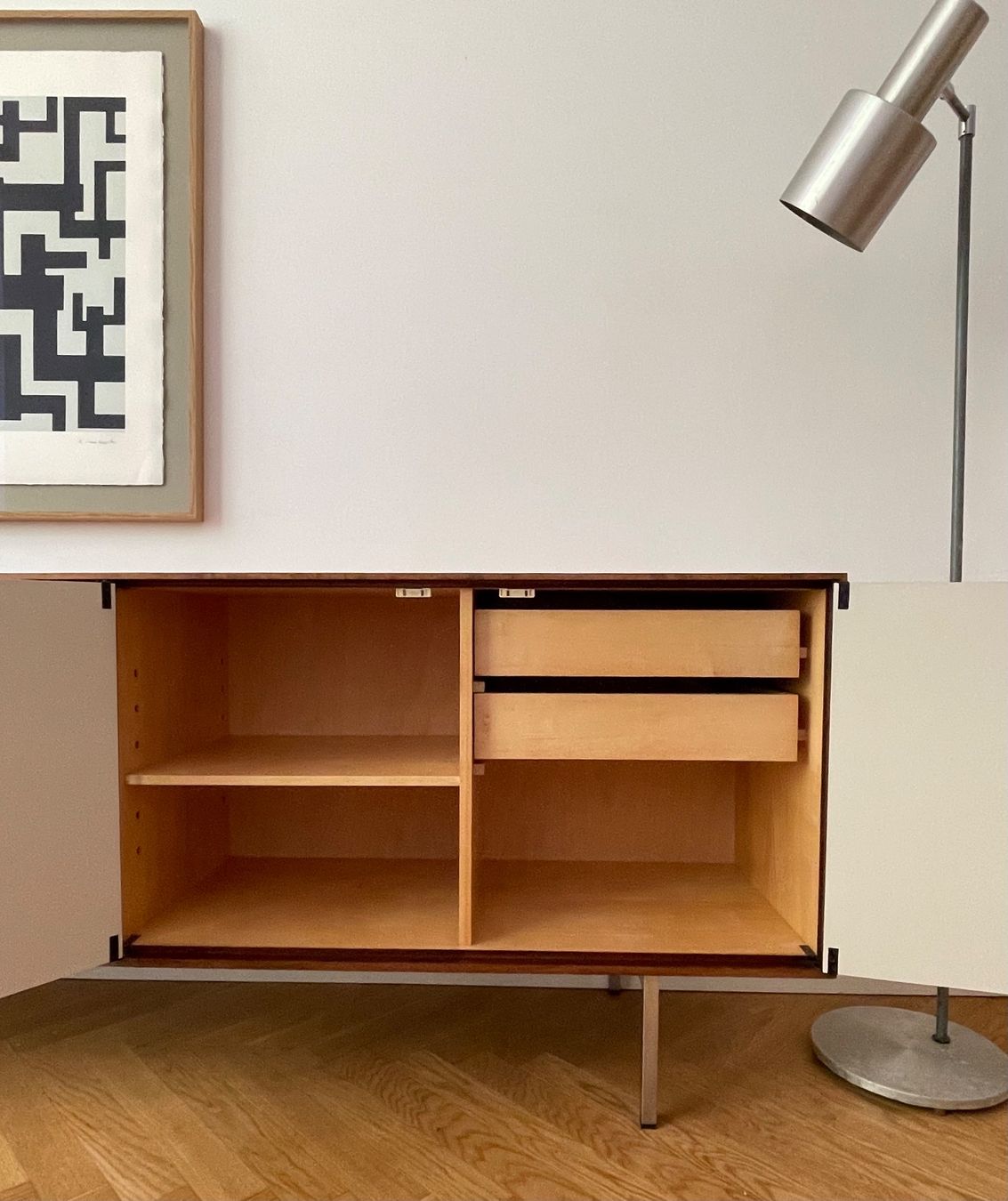 Cassettiere: Palisander Sideboard Florence Knoll 40s – Usato da Basel venduto da MidMod20C 3