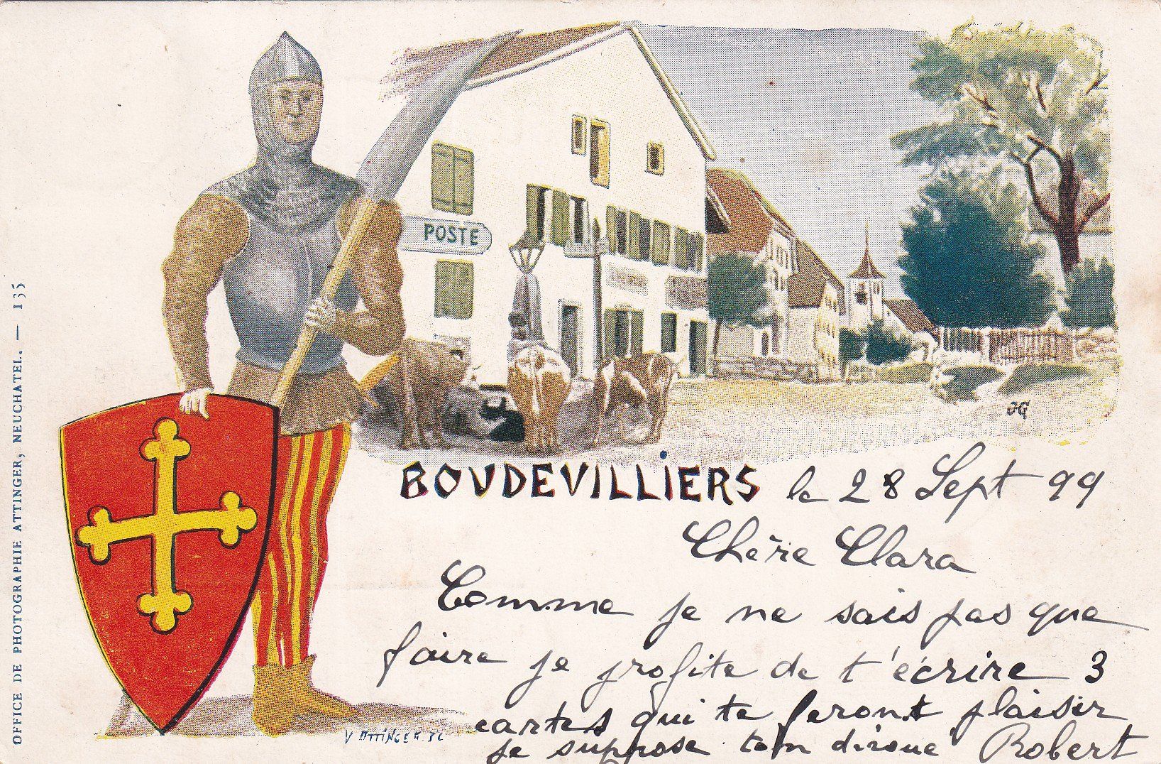 Cartes postales: Boudevilliers 1899 – D'occasion à Cormoret par Pascalll2001