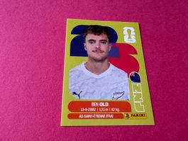 Panini FIFA Fussball WM 2026 Sticker Ben Old NZL 16