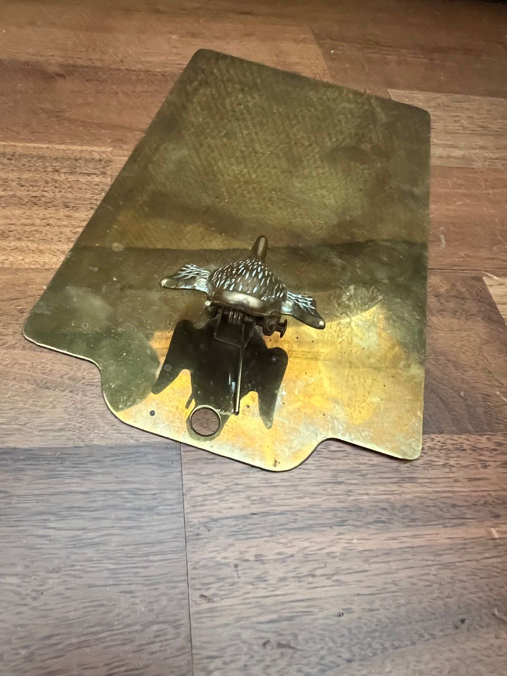 Tutte le decorazioni: Klemmbrett mit Vogelmotiv Messing Breite 23cm – Usato da Jona venduto da Sariksa 2