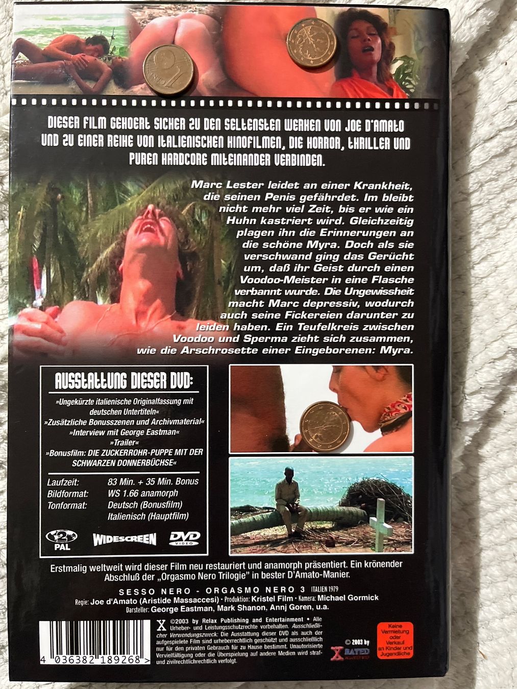 Tutti i DVDs: Orgasmo Nero 3 – Usato da Basel venduto da patku79 1