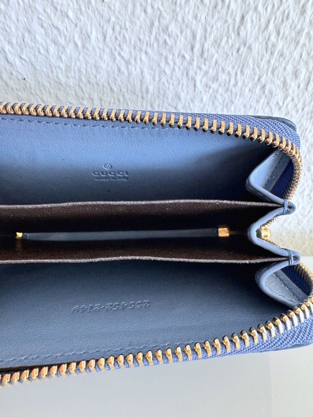 Gucci Portamonete: Blaue Gucci Geldbörse – Usato da Brugg AG venduto da Gucci59 4