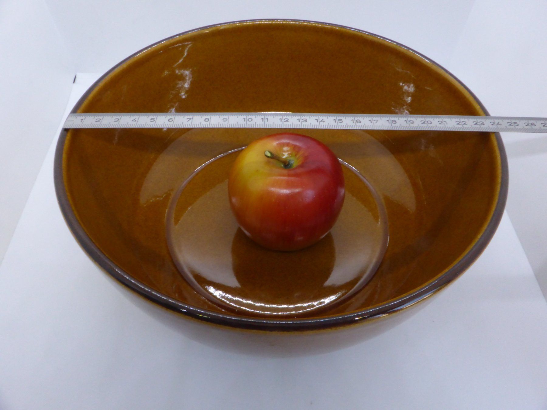 Rössler Ciotole: Rössler saladier brun uni, diamètre 23cm – Usato da Porrentruy venduto da Kim017 1