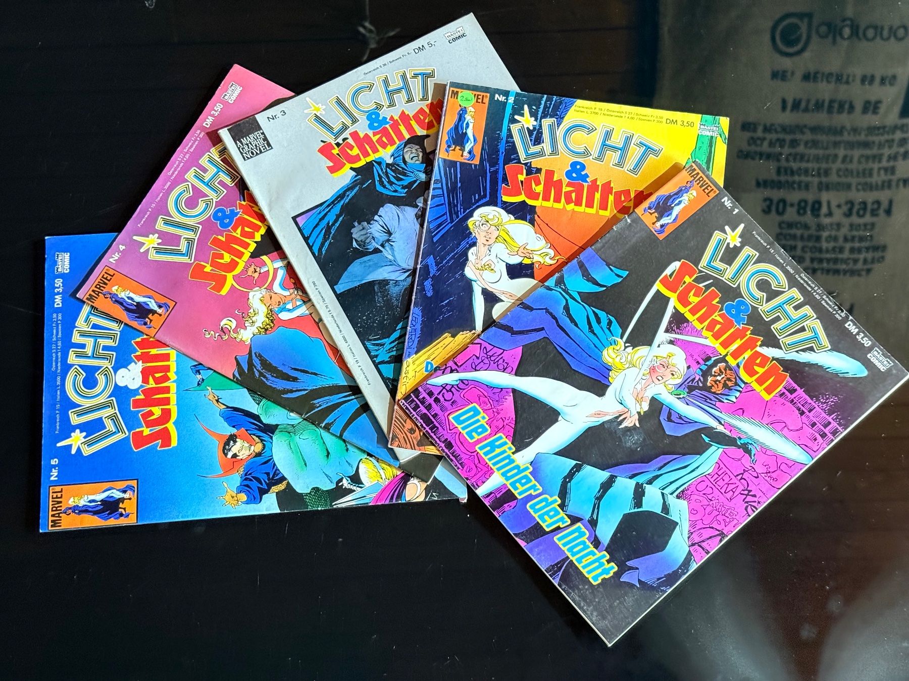 Fumetti: Marvel Comic Licht & Schatten, #1 - 5, nicht komplett – Usato da Zuerich venduto da SonderArt-Wertgut 1