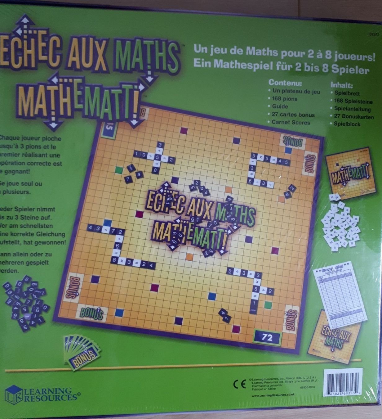 Giochi: Échec aux maths – Nuovo e nell'imballaggio originale da Ferlens VD venduto da sunshine321 1