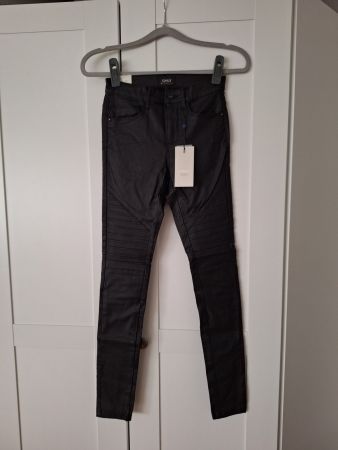 Only Damen Onlnew Royal Reg Sk. Biker Coated Noos Hose S/''3