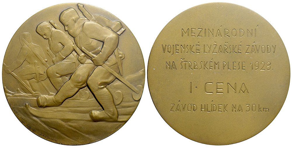 Medaglie: Tschechoslowakei - Preismedaille 1928, I – Usato da Chiasso venduto da Novamarketing