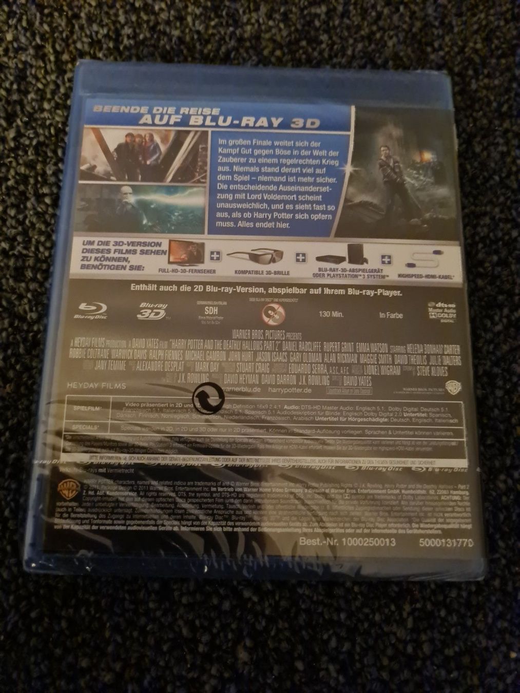 Tutti i DVDs: HARRY POTTER 3D – Nuovo e nell'imballaggio originale da Ruswil venduto da jan_bxl5 1