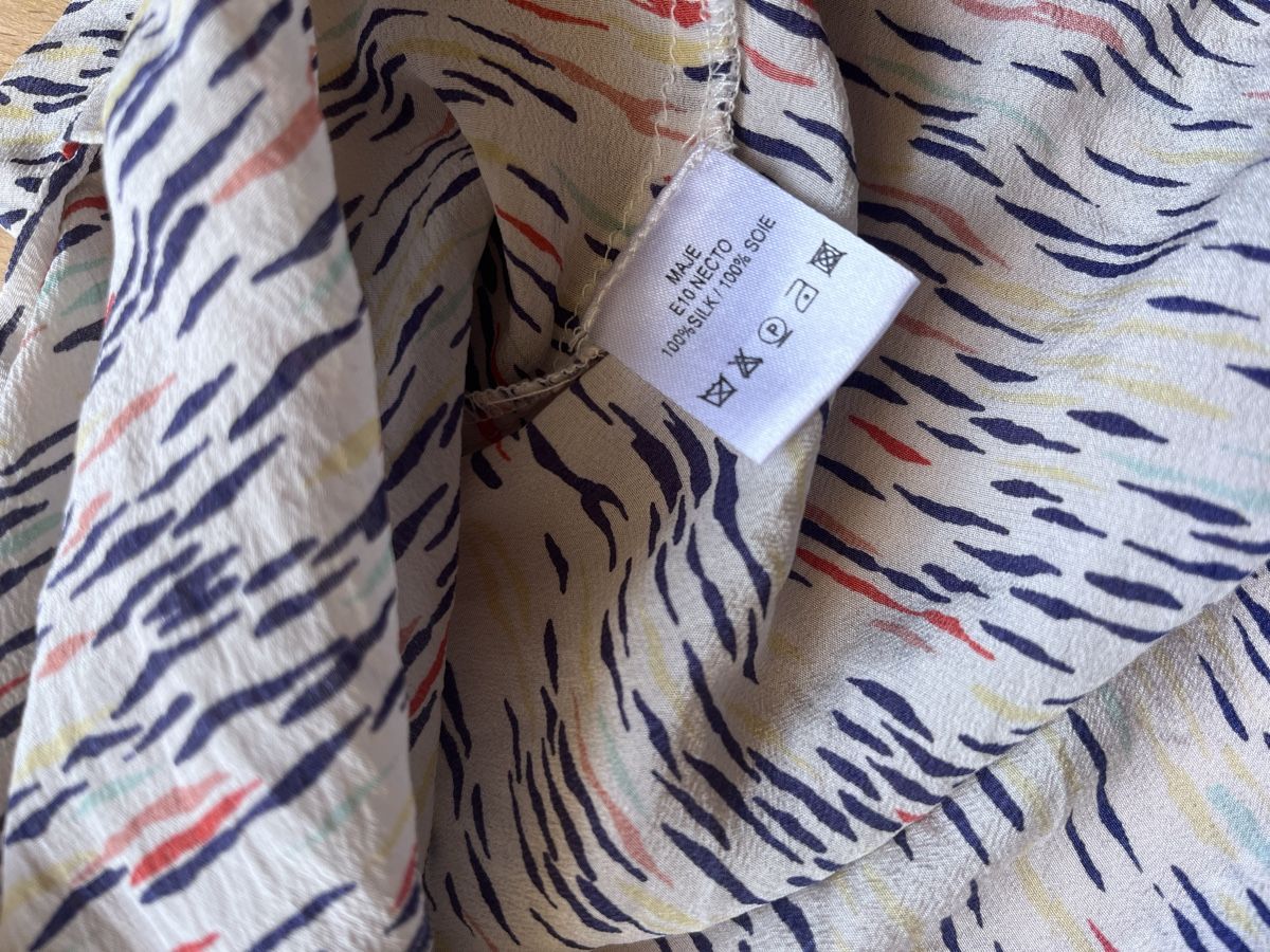 Maje Top: Top en soie Maje – Usato da Geneve venduto da nan_nd69 2