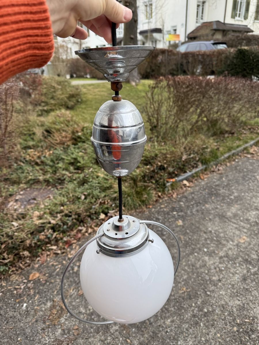 Lampadari & plafoniere: 2x Art Déco Deckenleuchten, höhenverstellbar – Usato da Bern venduto da tetraodonnie 1