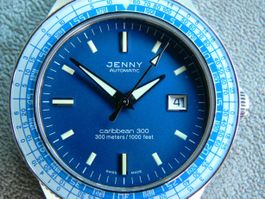 Jenny Doxa Caribbean Sub 300 Automatik  Box + Stahlband