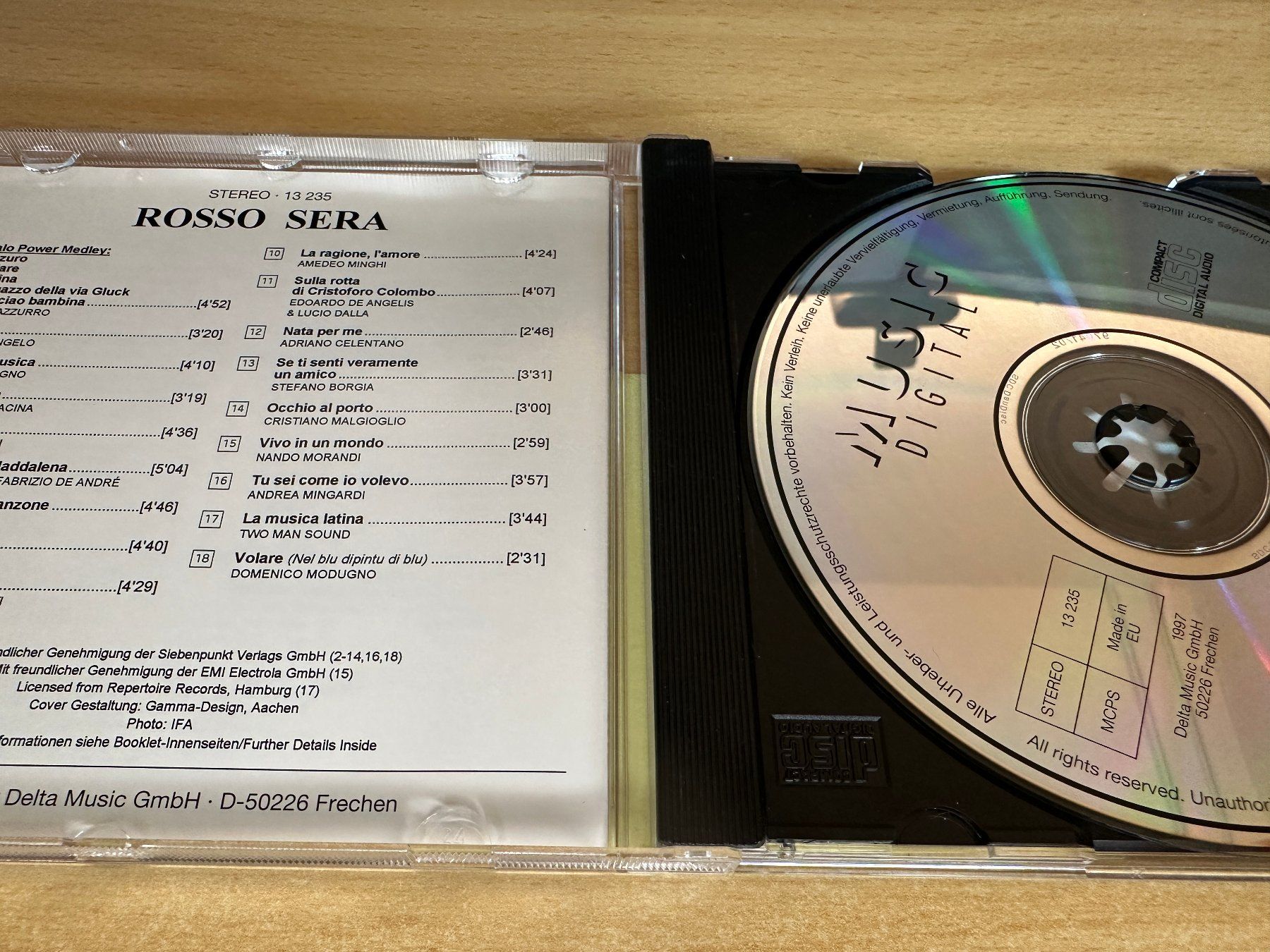 CD: F6 Various – Rosso Sera – Usato da Rikon im Tösstal venduto da Alpenmutz 2