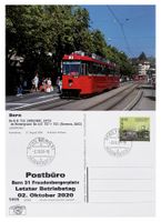 Bern Bernmobil SVB Tram Be 8/8 Letzttagskarte Post Bern 31