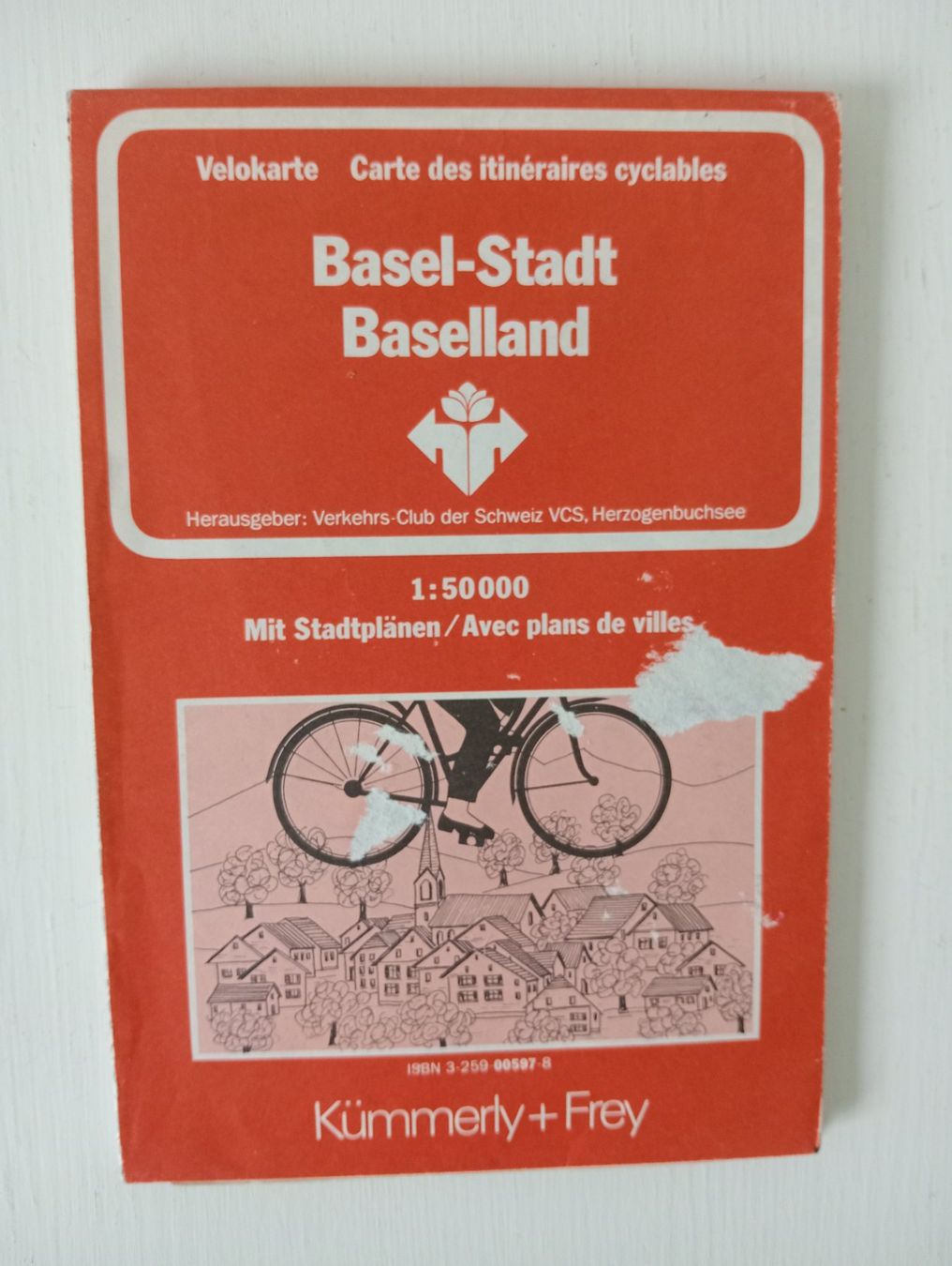Cartine & Atlanti: Velokarte  Basel Vintage – Usato da Allschwil venduto da Evgeniia78