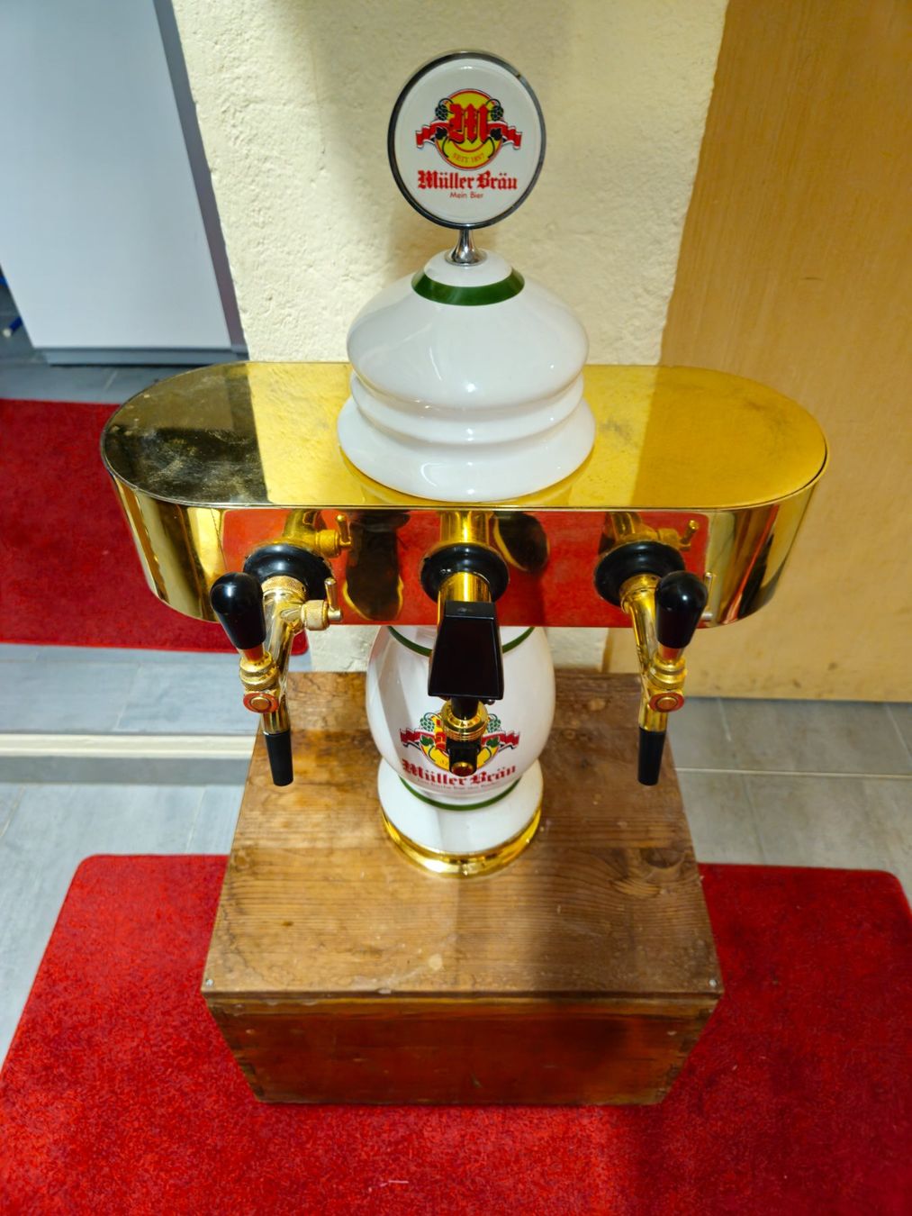 Bicchieri: Müller Bräu Bier-Zapfsäule – Biergenuss oder Dekoration – Usato da Urdorf venduto da billi13 1
