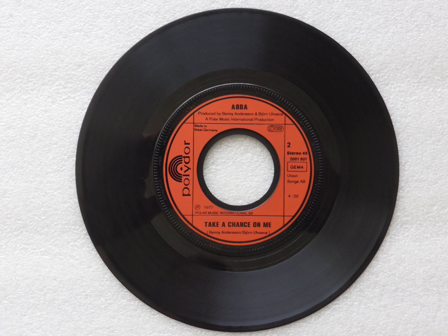 Schallplatten: Vinyl Single   ABBA – Gebraucht aus Küssnacht am Rigi von Mondkinder 2