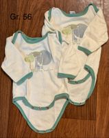 2er Set Baby Bodys Gr. 56, Langarm