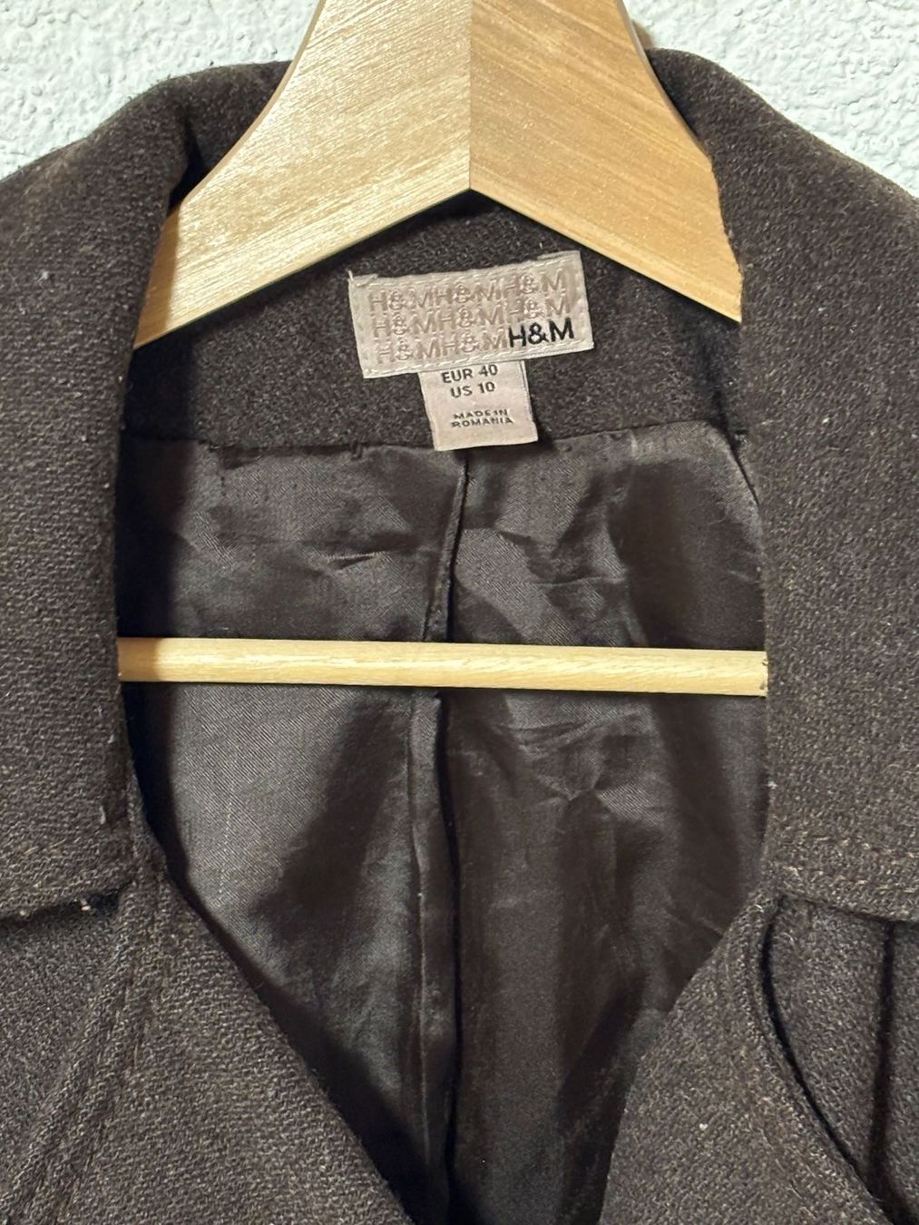 H&M Cappotti: Damen Wintermantel, Grösse 40, Braun, Elegant – Usato da Alten venduto da AuntiesAtticFinds 2