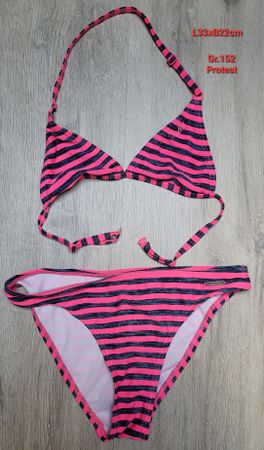 Sommer Bikini von Protest, gestreift, Gr. 152, Top Zustand