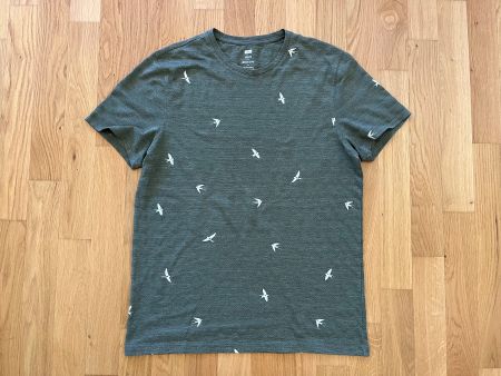 Shirt mit Vogel-Print von WE, Grösse M