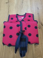 Schwimmweste Kinder pink schwarz Grösse S guter Zustand