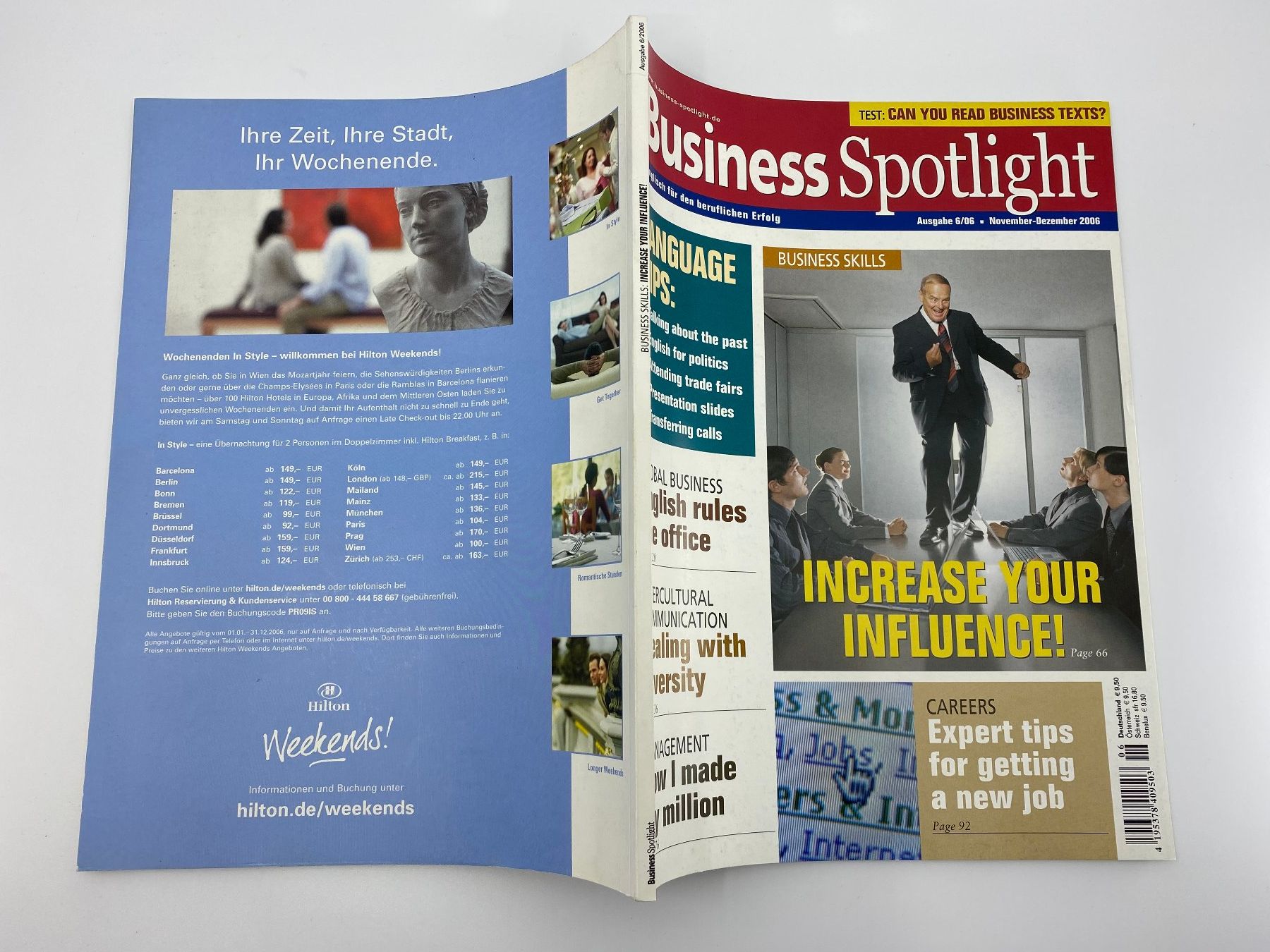 Riviste & Magazine: Business Spotlight - Increase your Influence – Usato da Langwiesen venduto da Restposten-24 1