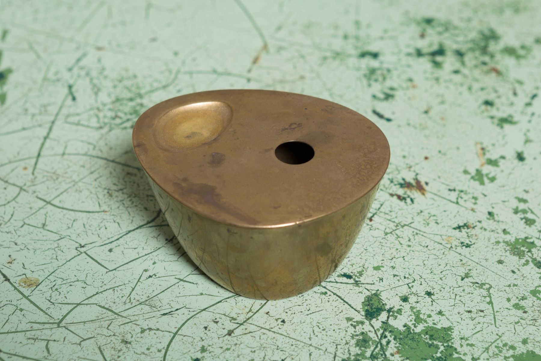 Portacandele: Aesop Oil Burner - Duftlampe aus Messing – Usato da Bern venduto da sales_et 1