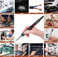90W LCD Einstellbar Temperatur 180-500°C Lötkolben Set
