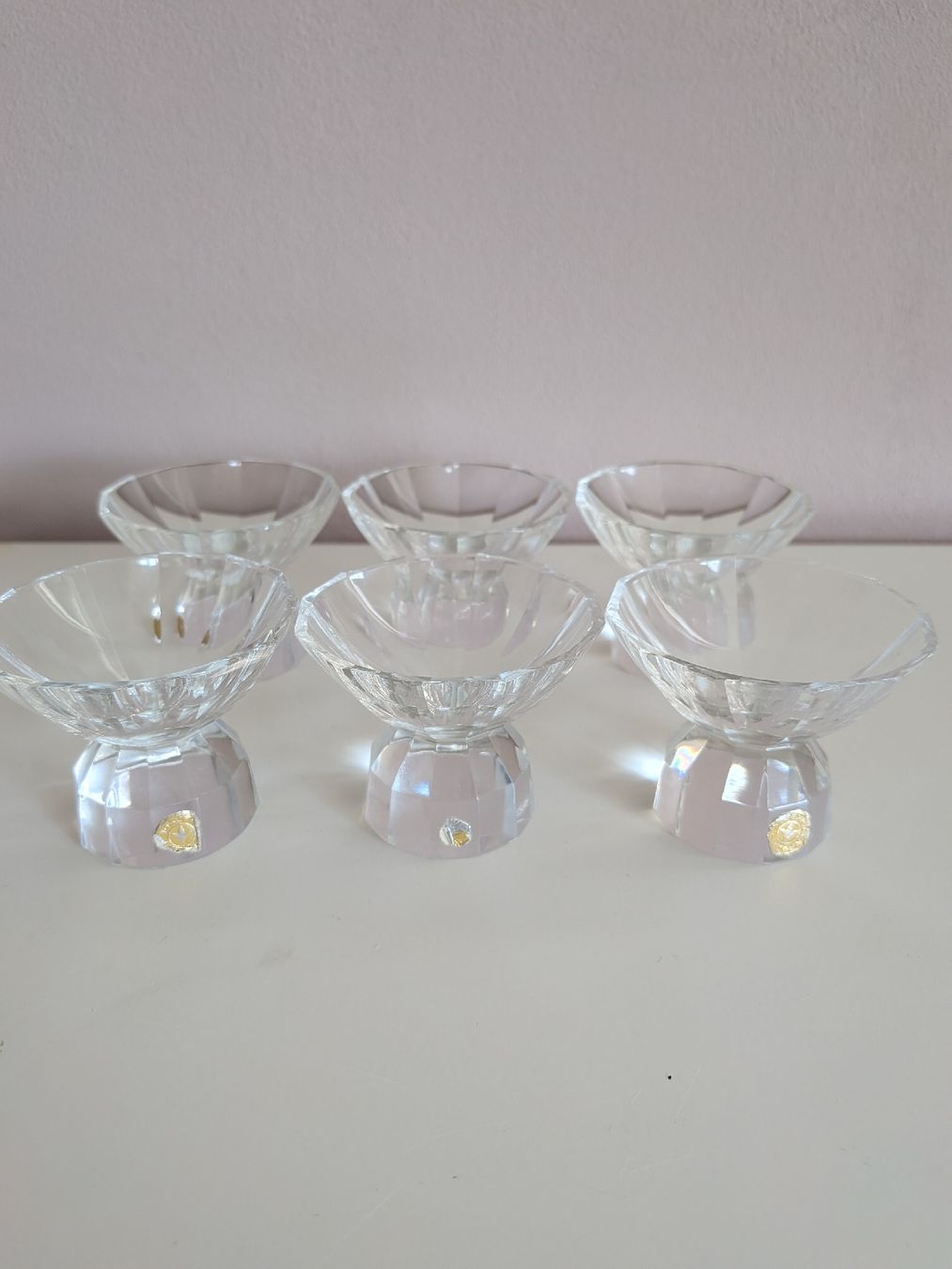 Bicchieri: Kristallglas 6er Set Josephinenhütte – Usato da Winterthur venduto da Prishy 2