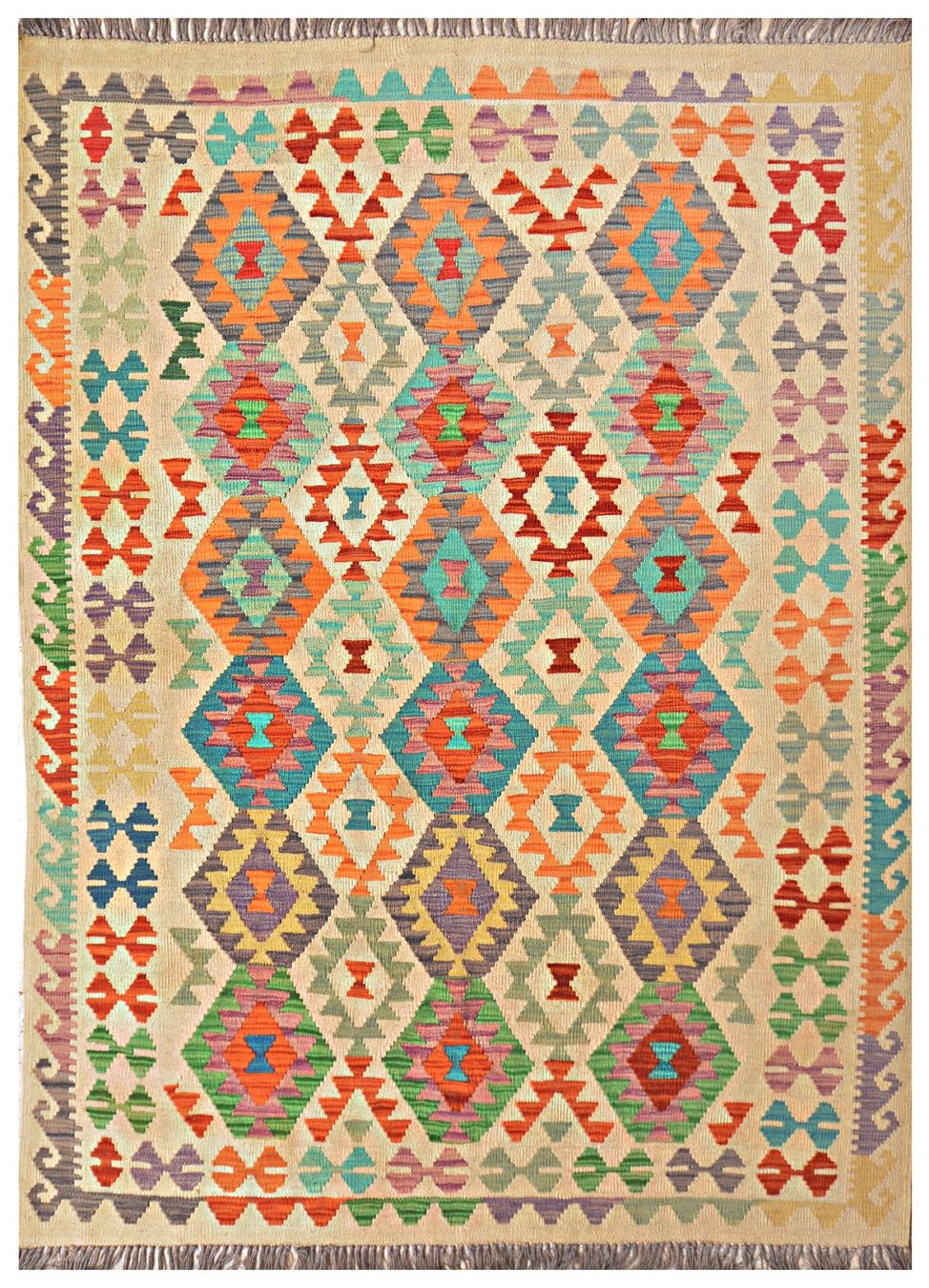 Kelim Tappeti: Oriente Kelim Teppich 150x200 Cm – Nuovo e nell'imballaggio originale da Lahore venduto da Fairways79 8