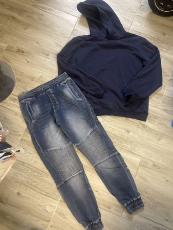 H&M Hoodie Gr.158/164 und Jeans Gr. 158