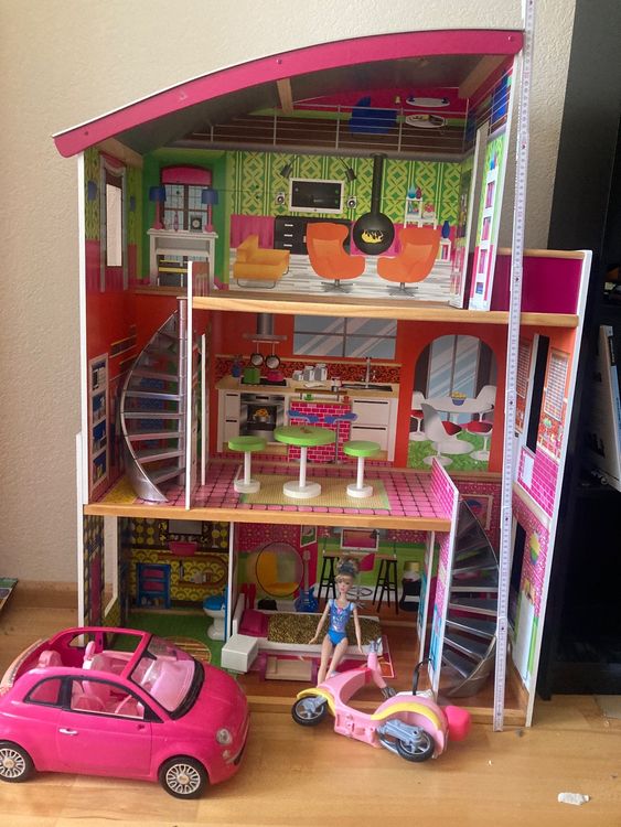 Vintage Mini-Nähmaschine Für Puppenhaus 1:12 – Holz & Metall Deko Für Barbie & Puppenstuben