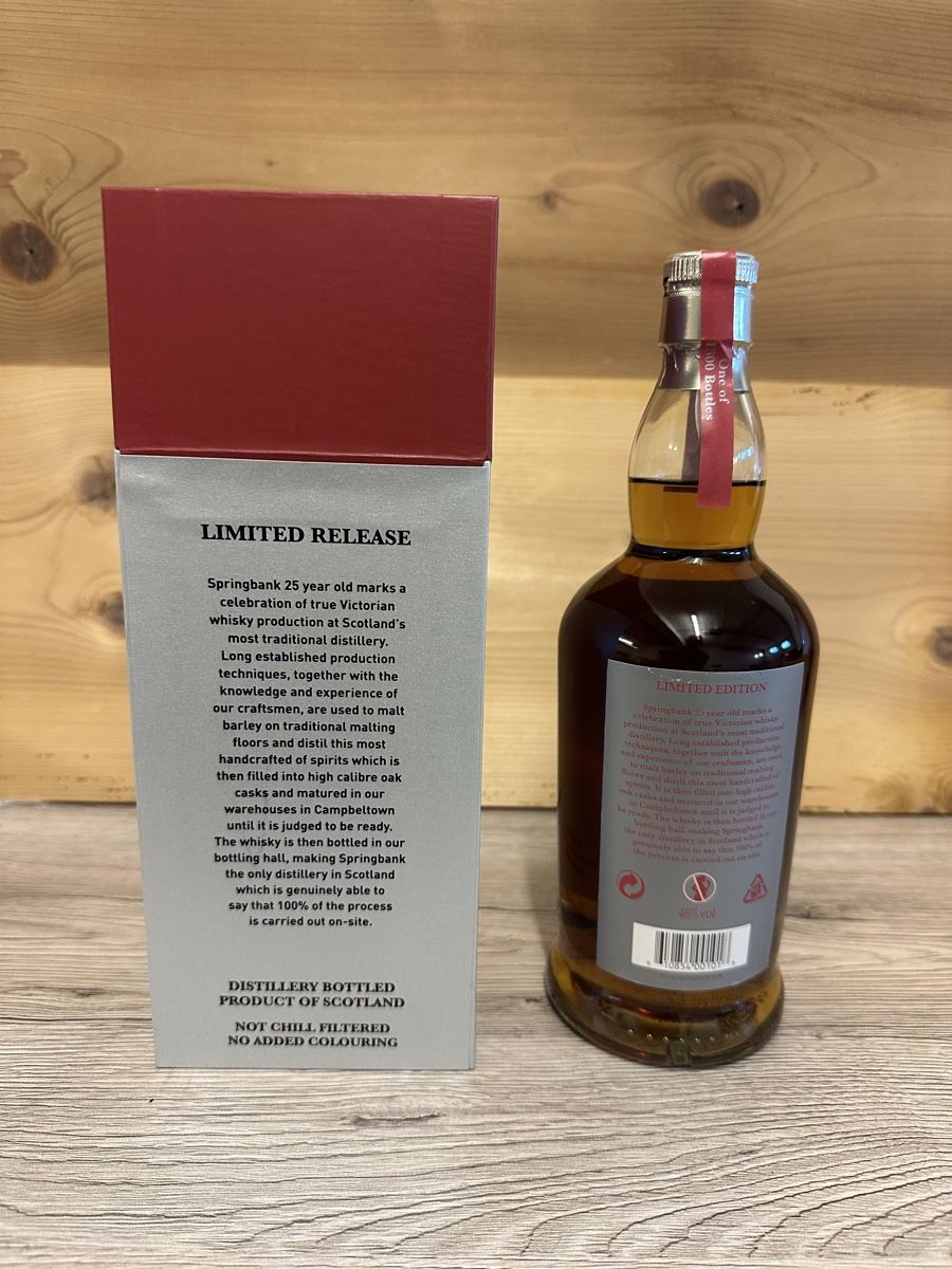 Springbank Spirituosen: Springbank 25 – Neu und originalverpackt aus Gossau SG von Tinu1972. 2