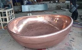 Badewanne Freistehende Bad Wanne Kupfer Becken Kupferwanne