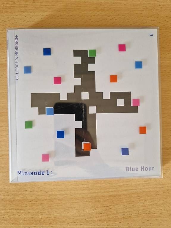 TXT - minisode1: Blauw uur Album Gevouwen Poster Extra Fotokaarten Set (VR ver