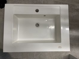 Weisses Aufsatzwaschbecken Lavabo 65x47cm Neu