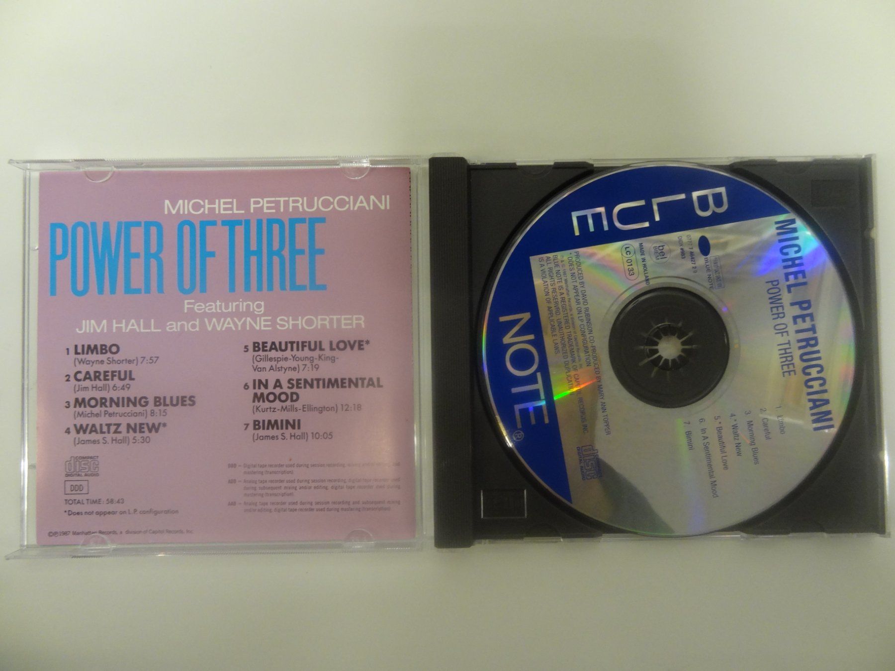 CDs: Michel Petrucciani - Power of Three CD Blue Note – D'occasion à luzern par musicandart 2