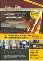 Pizza Ofen Casa mit Anleitung und Zubehör Set
