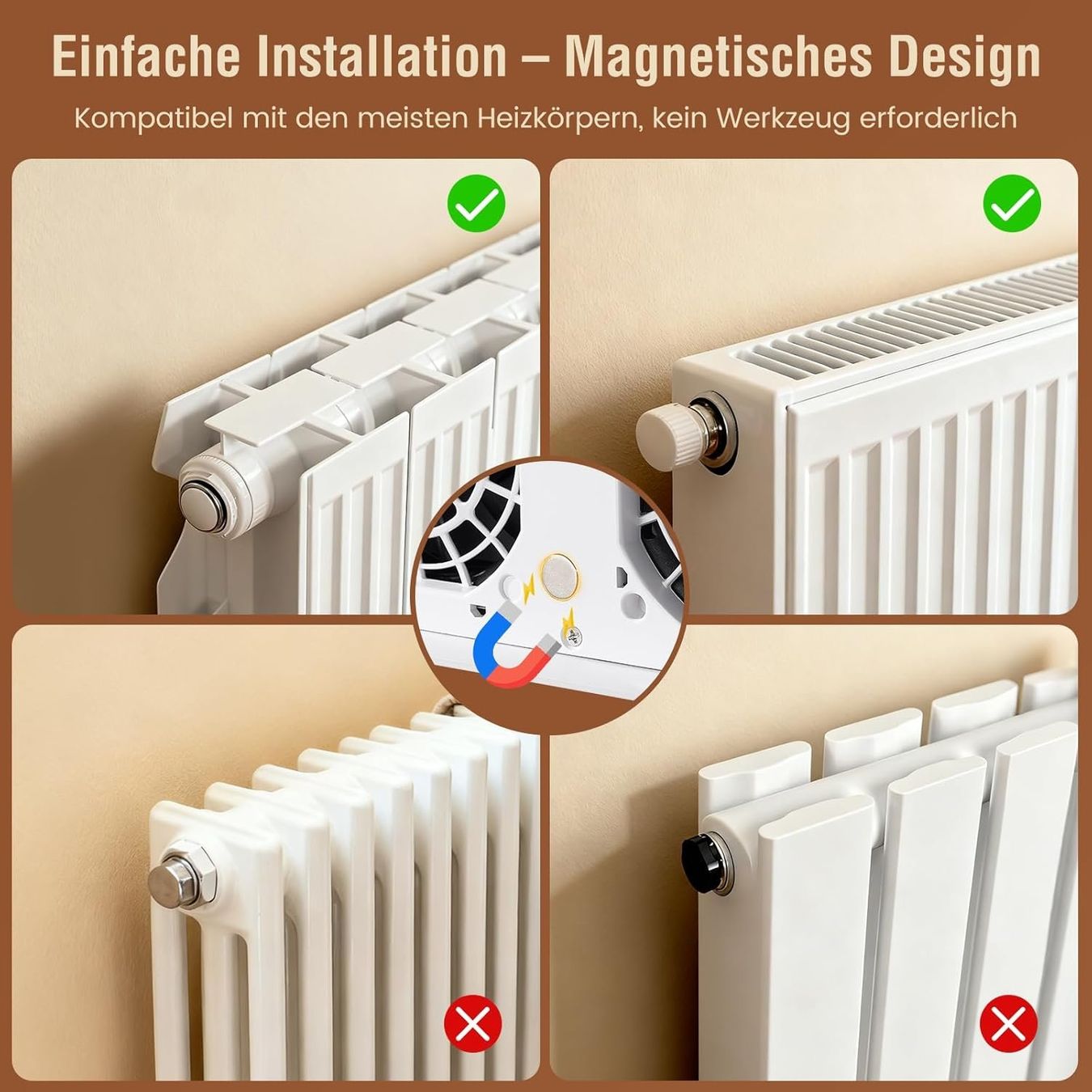 Radiatori: 2 Heizkörperventilatoren passend zu Plattenheizkörper Bild 5 – Nuovo e nell'imballaggio originale da Flüelen venduto da Diversicum-Shop 4