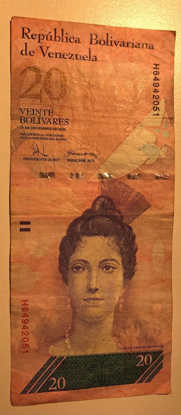 Banconote: Venezuela 20 Bolivares 2008 – Usato da Algetshausen venduto da Carrhard