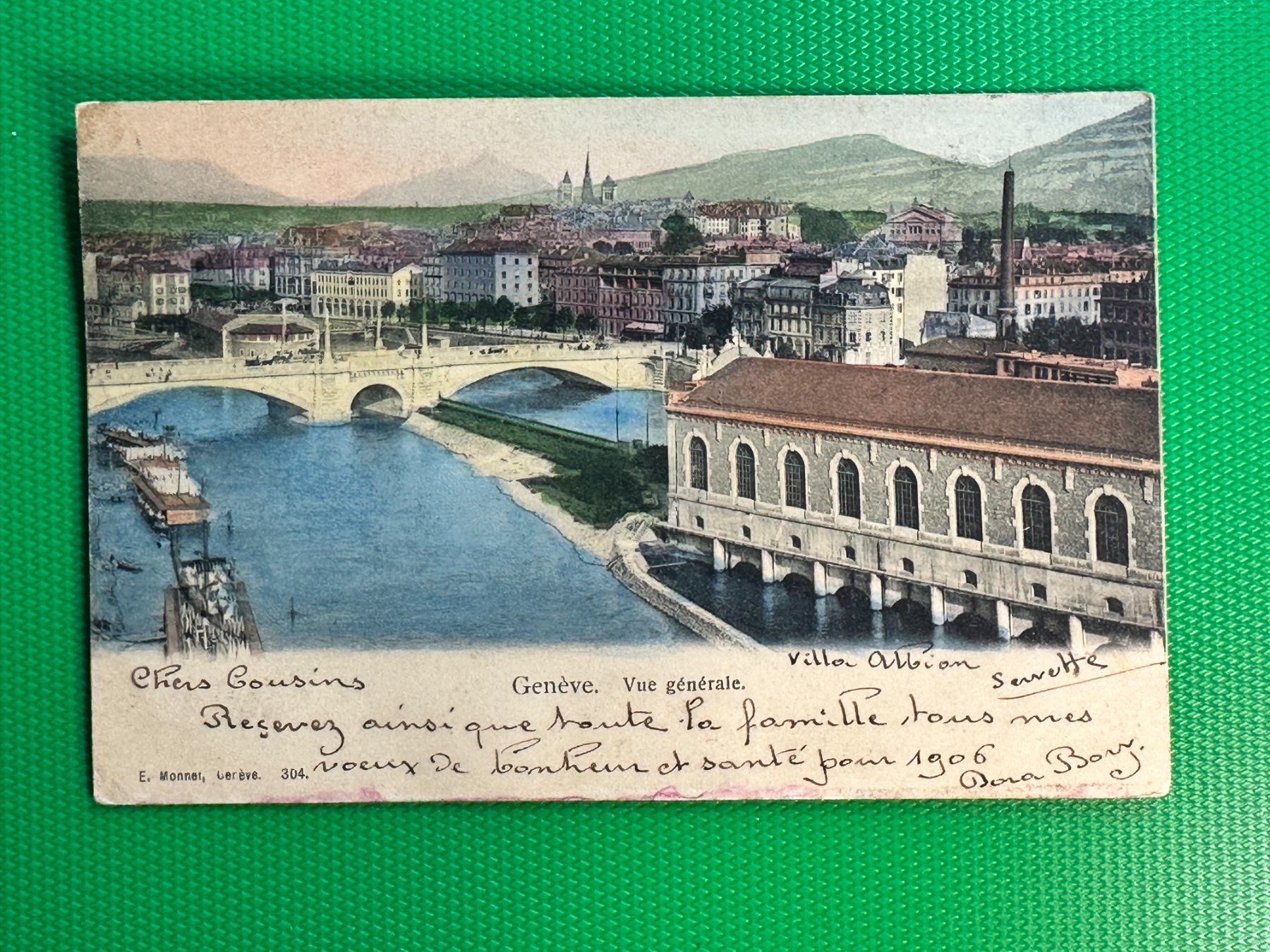 Cartoline postali: Genève - Vue générale – Usato da Steg VS venduto da _vinci_