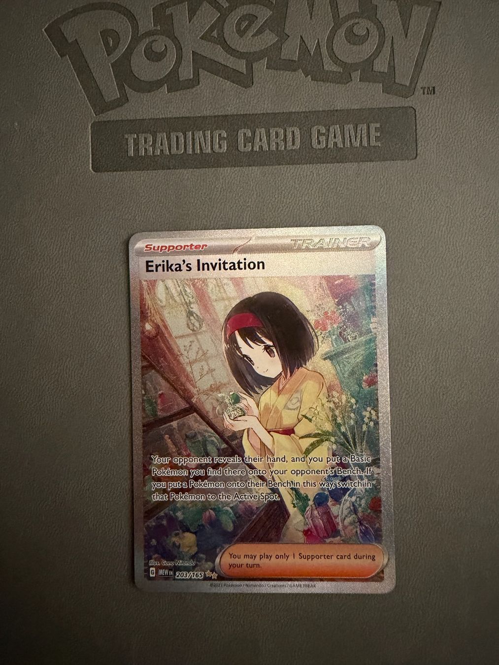 Pokémon Carte collezionabili: Erika's Invitation – Usato da Biel/Bienne venduto da SeeLoewe55
