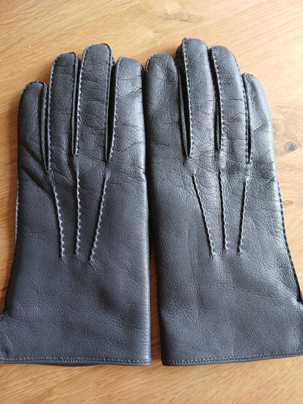 Sonstige Accessoires für Herren: Handschuhe Leder grau, fast schwarz Grösse 7 1/2 NEU – Neu (gemäss Beschreibung) aus Kleindöttingen von Christina22 3