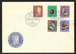 1952, J143-147, Serie auf illustr. (P3) + unadr. FDC (15400)