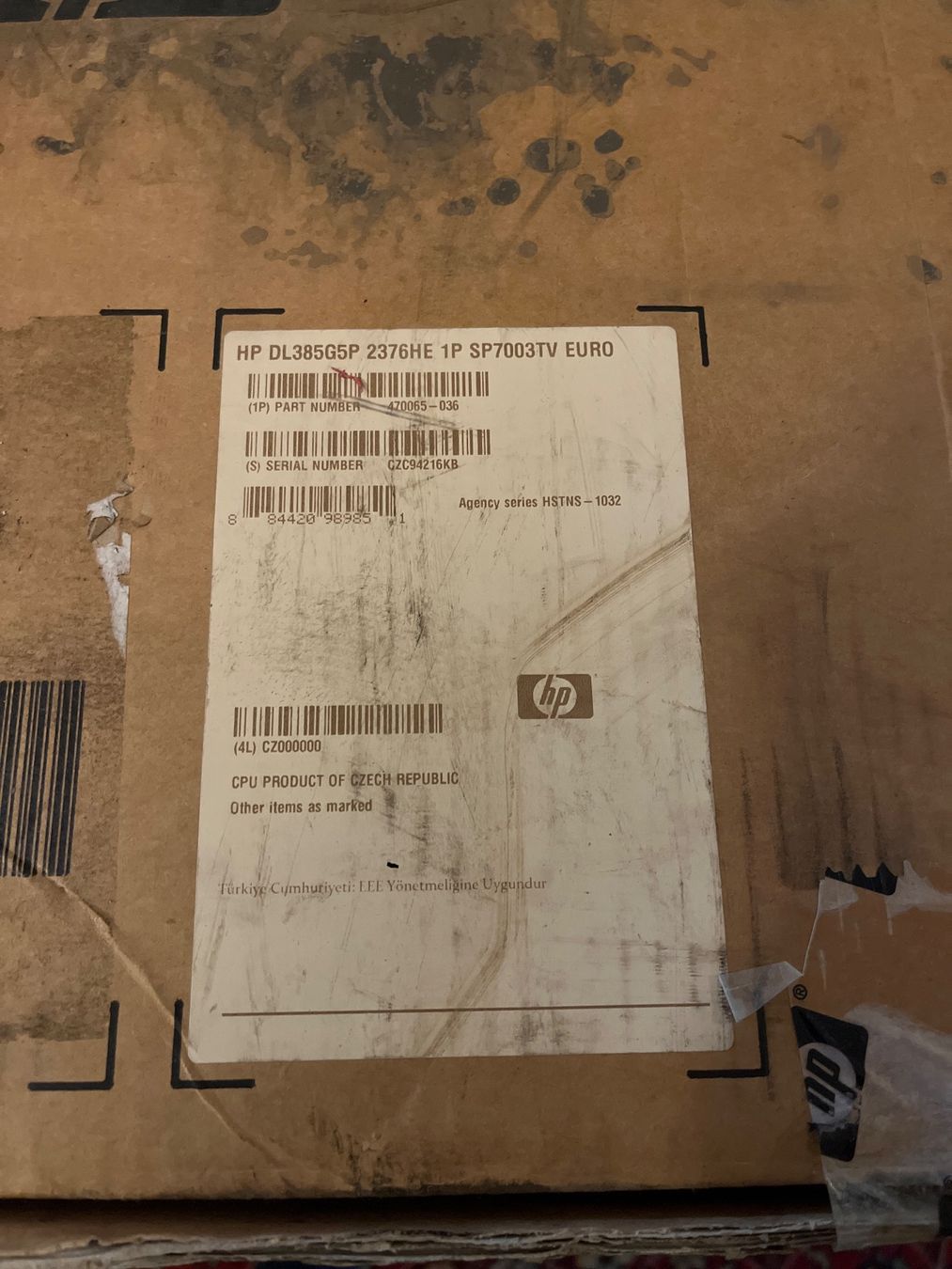 Hewlett Packard Server: 2x HP DL385G5P 2376HE Serveur – Nuovo e nell'imballaggio originale da Penthalaz venduto da salvodj 8