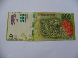 Argentina 500 Pesos 2016, (P365), Bankfrisch