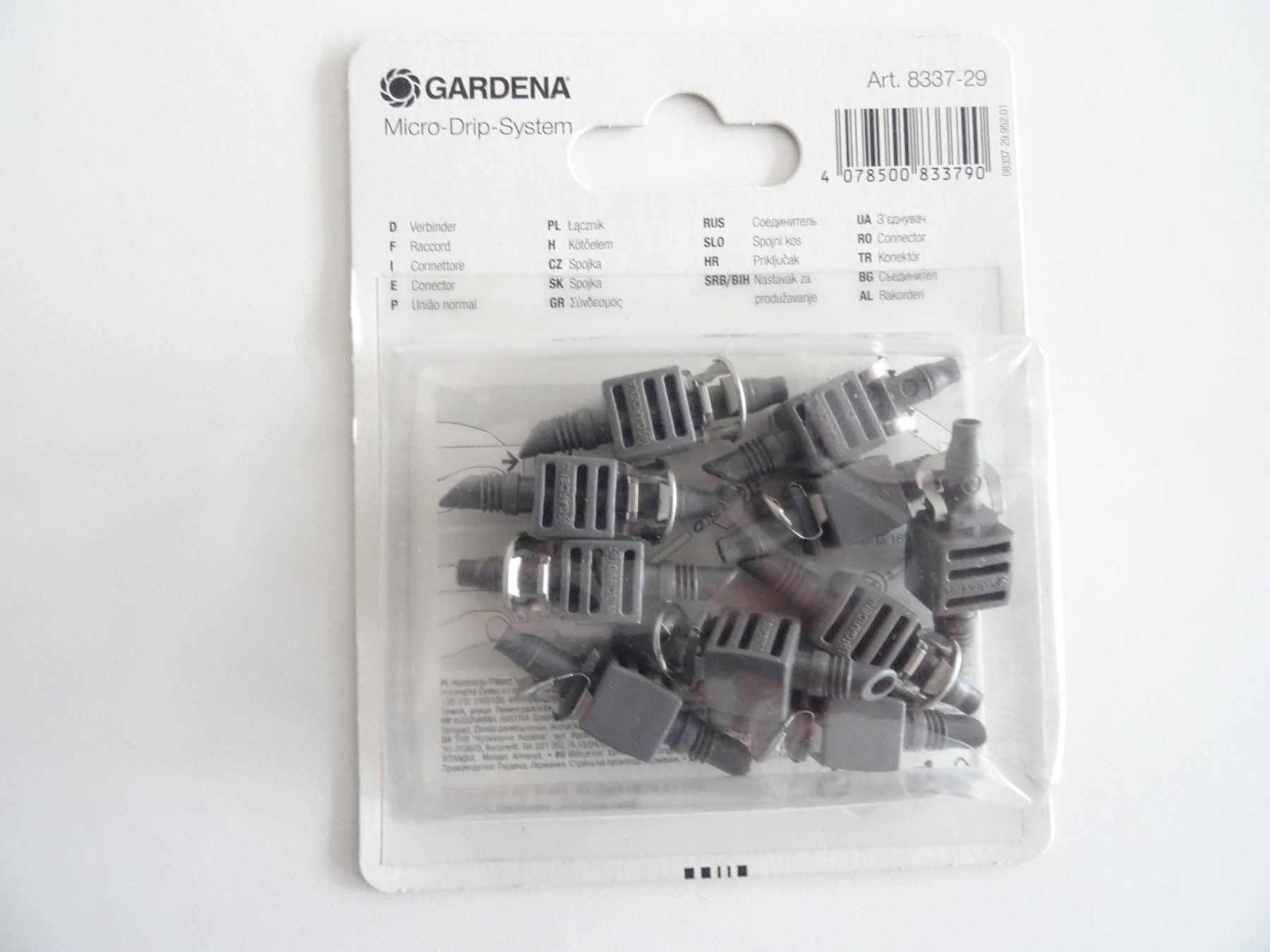 Giocattoli: Gardena 8337-29 Micro-Drip-System Verbinder – Nuovo e nell'imballaggio originale da Hochdorf venduto da Teger02