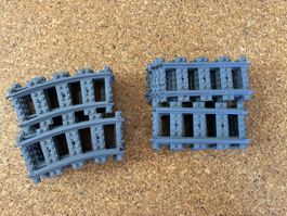 Lego Eisenbahn Schienen 10 gebogen 10 Gerade