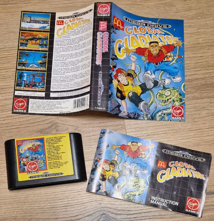 Jeux Video Magazine Jeu Global Gladiators Sur Sega Game Gear - Avec Mode D'emploi - Bon état Global Gladiators Game Gear
